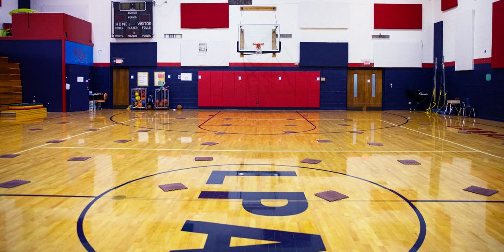 Lorain Prep gymnasium.